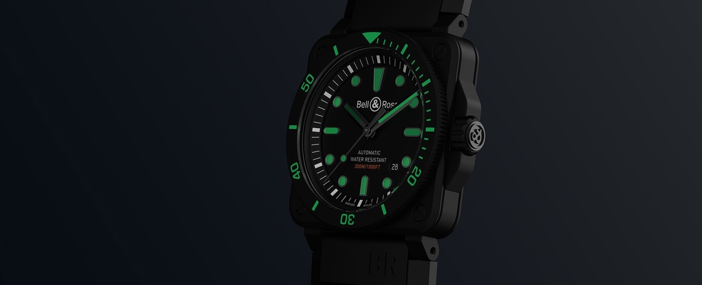 Bell&amp;Ross BR03-92 Diver Black Matte