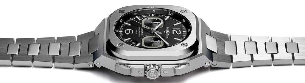 Bell&amp;Ross BR05 Chrono Black Steel