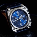 Bell&amp;Ross BR03-94 Bleu Steel