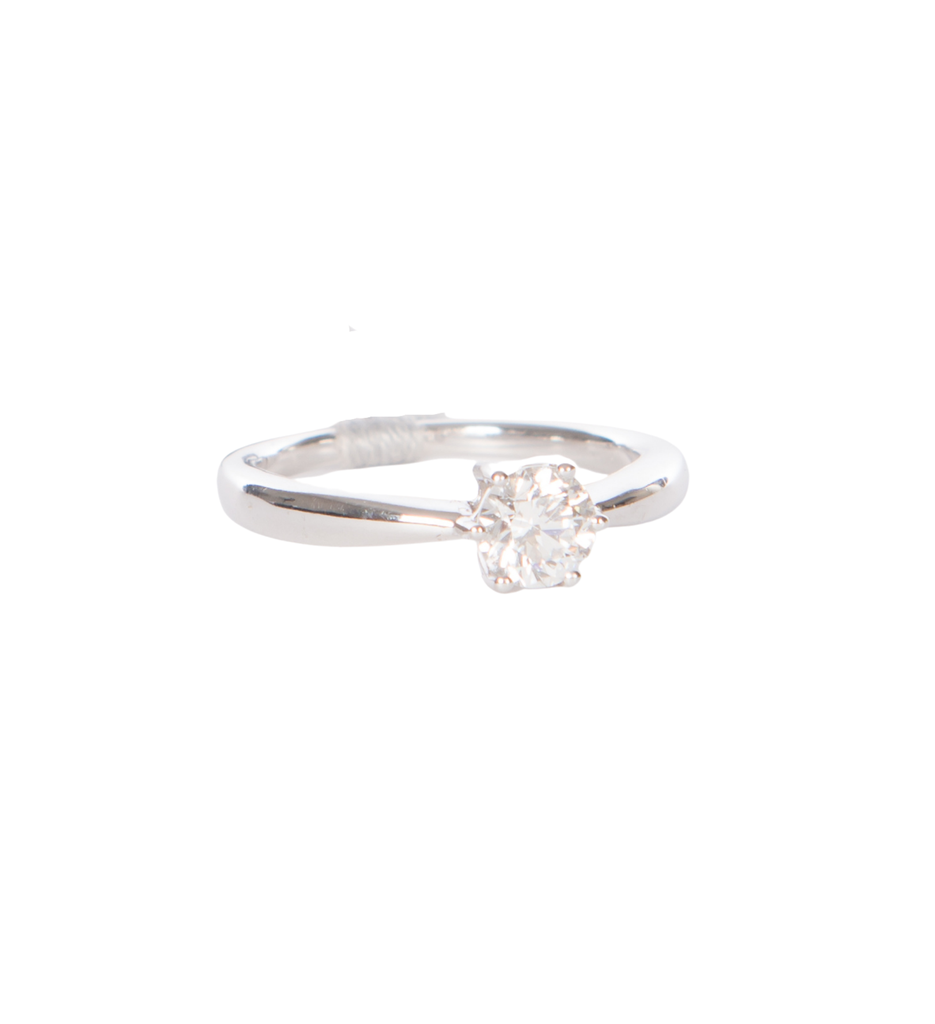 Hulpiau Ring Solitair 0,52 ct