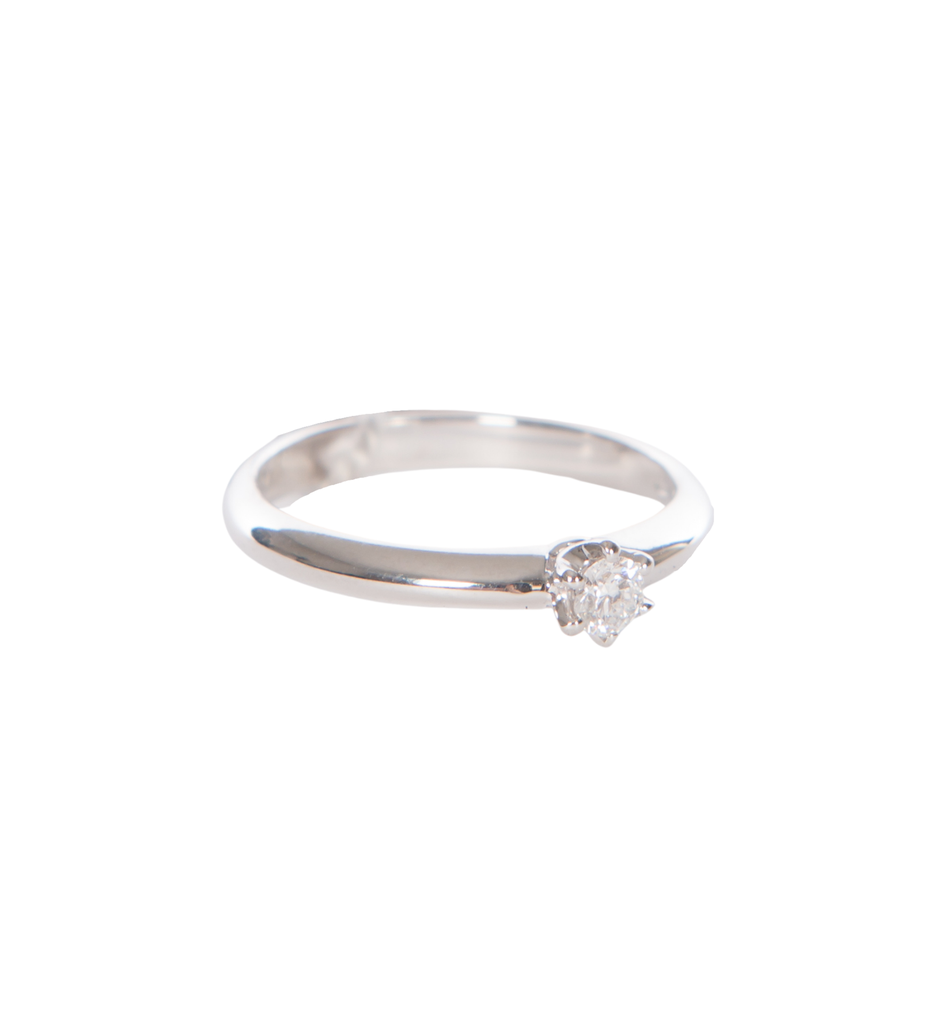 Hulpiau Ring Solitair 0,15 ct